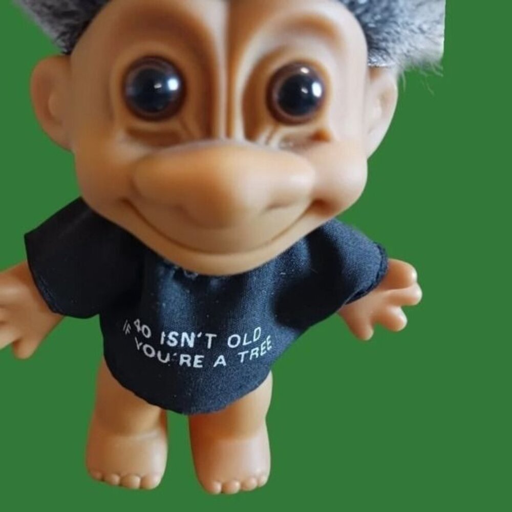 Russ vtg lot of 4 troll dolls vinyl - Picture 7 of 13